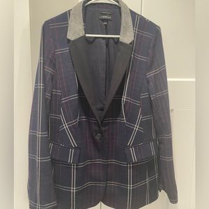 Lane Bryant Blazer multicolor plaid- size 14